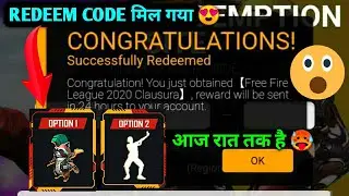 FREE FIRE REDEEM CODE TODAY || ROCKY PET AND EMOTE REDEEM CODE  TODAY