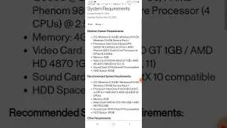 gta 5 minimum and recommended   system requirements