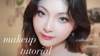 daily make up tutorial *ੈ✩‧₊˚ (how to catfish)