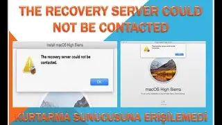 THE RECOVERY SERVER COULD NOT BE CONTACTED - KURTARMA SUNUCUSUNA ERİŞİLEMEDİ (ÇÖZÜMÜ)