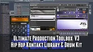 Ultimate Production Toolbox Vol.3 - Kontakt 5 Hip Hop-/Urban Library