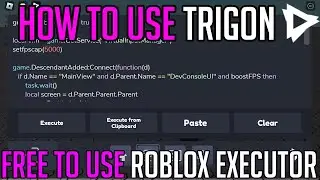 TRIGON ROBLOX EXPLOIT/EXECUTOR - HOW TO DOWNLOAD, INSTALL AND EXECUTE SCRIPTS ON YOUR PC 2024