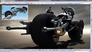 How is motion given in 3D BatPot via Catia and keyshot?