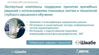 Комплексы поддержки принятия врачебных решений. Выступление Лорана Акопяна о проектах в НИЦ "Швабе"