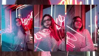 Natural Light & Neon Light Portraits ft. @Alexiamarlenee