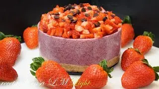 TARTA SIN AZÚCAR DE CHÍA SIN HORNO  RECETA FÁCIL Y RÁPIDA