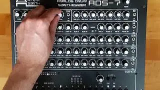 AVP Synth ADS 7 Analog Drum Synthesizer (HD Audio)