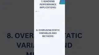 10 most common java developers mistakes #shorts