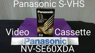 Panasonic S-VHS Video Cassette NV-SE60XDA