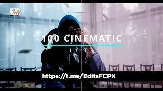 100 Cinematic LUTs Color Grading Final Cut Pro, Premiere Pro Template #EditsFCPX