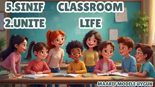 5th Grade English Unit 2: Classroom Life 🏫 | In Line with the Maarif Model | 