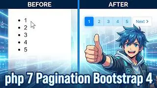 pagination bootstrap php