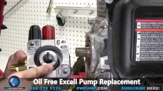 Oil less pump replacement