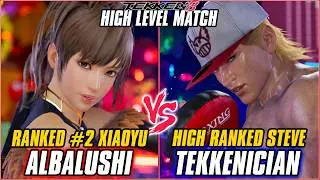 TEKKEN 8 ▰ ALBALUSHI (#2 Ranked Xiaoyu) vs TEKKENICIAN (Steve) ▰ TEKKEN 8 HIGH LEVEL GAMEPLAY