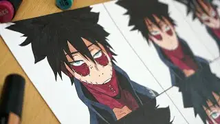 Drawing DABI in 9 Different Anime Styles