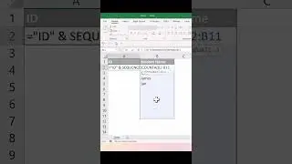 Insert dynamic number in Excel