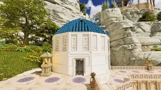 Santorini Starter House | Build Tutorial | ARK: Survival Ascended