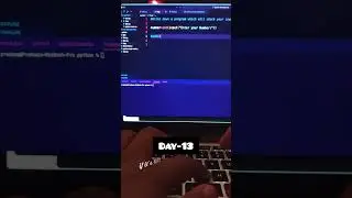 Day-13 Learning python from scratch #python #coding  #rom #tech #technology #trending