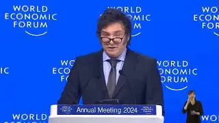 Хавьер Милей в Давосе (полный дубляж на русском от NECjAR)