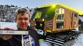 Our Snow Cat Professionally Fixed, Secret Invitation Arrives 