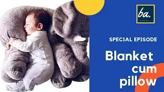 New Elephant Design Blanket Cum Pillow|| KidsBlanket||#kids #new