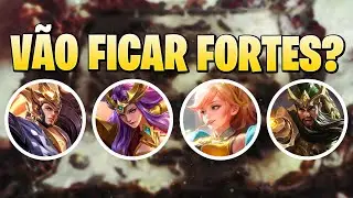 CHEGANDO! REWORK DA ATHENA, GUAN YU, MAYENE, YANG JIAN NO HONOR OF KINGS! REACT @INUTILIZANDOBR