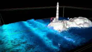 RealFlow 5 Hybrido fluid test 4