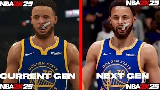 NBA 2K25 CURRENT GEN VS NEXT GEN *(GRAPHICS COMPARISON)* DOES CURRENT GEN LOOK BETTER?