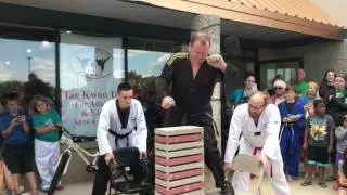 Master Nick Elliott Breaking 15 Bricks