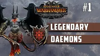 Legendary Daemons Of Chaos - Immortal Empires Campaign - Total War: Warhammer 3  Episode 1