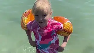 Не смогли долго находиться на пляже!#ланочкамиланочка#vlog