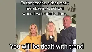 TIKTOK TREND: Trust you will be dealt with.