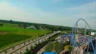 Blue Fire Megacoaster by GAZPROM, Katapult-Achterbahn im Europa-Park