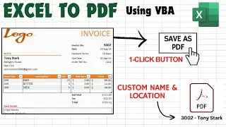 Excel VBA - 1 Click Button to Convert to PDF with Custom Name & Location