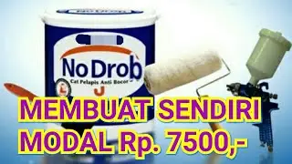 HOW TO - MEMBUAT PELAPIS ANTI BOCOR GENTENG / ASBES SENDIRI MURAH MERIAH