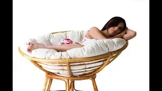 Кресло Papasan  натуральной ивы ручная работа. часть 3