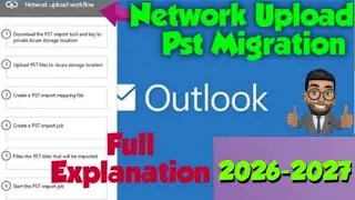 How to Perform Network Upload/Pst Migration in Office 365
