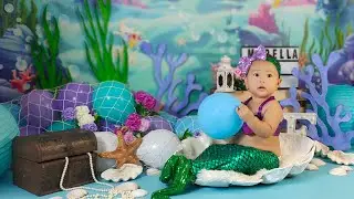 BEHIND THE SCENE | MARELLA HOME SERVICE PRE-BIRTHDAY PHOTOSHOOT | MERMAID THEME