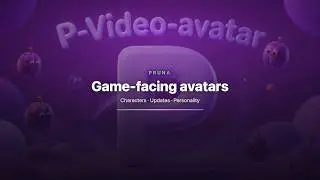 Gaming AI Avatar Video Reel | Announcement → Pirate → Patch Notes | Pruna P-Video-Avatar
