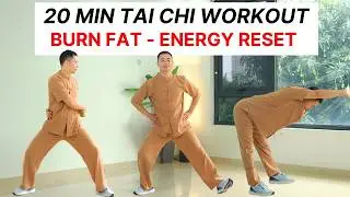 20 Min Tai Chi 🌿 Burn Fat & Energy Reset | Gentle Full Body Flow