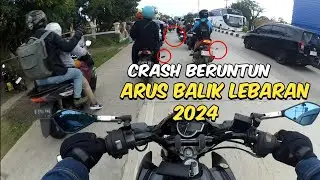 CRASH ARUS BALIK LEBARAN 2024