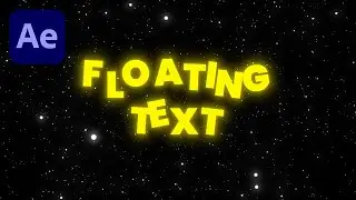 Floating Text - After Effects Tutorial