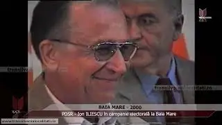 BAIA MARE (2000) - PDSR - Ion ILIESCU în campanie electorală la Baia Mare