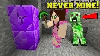 Minecraft: *NEVER* MINE AT NIGHT! - DON'T MINE AT NIGHT - Custom Map