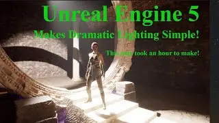 Unreal Engine 5 Stargate Echo Dramatic Lighting
