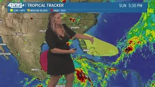 Sunday 5 PM Tropical Update: Watching Gulf and Atlantic for possible development