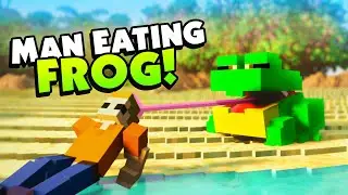 MAN Get's Eaten By A GIANT FROG! - Teardown Mods