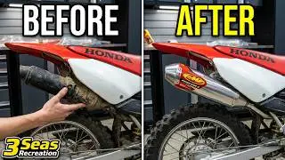 Honda CRF80F FMF Power Core 4 - Install, Sound Test & Performance Review with Braxxton!