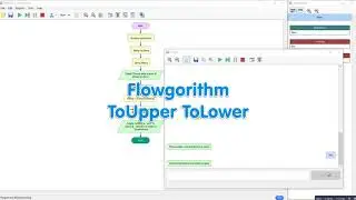 Flowgorithm - To Upper or To Lower case
