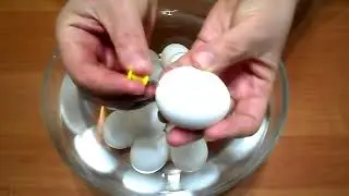 ВАРИМ яйца с иголкой, или как сварить и почистить яйцо на раз-два \ТОП - 1